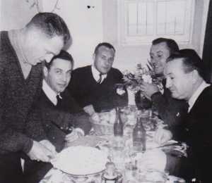   Commandant Charles MET 
Capitaine Michel GLASSER 
Roland QUIMBRE
Edgard VANINI 
Lieutenant Robert PLANCHOT
